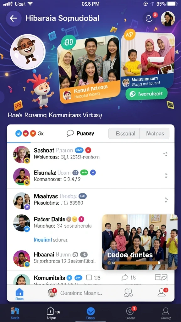 dewi5000 - Fitur kolaborasi yang memungkinkan permainan bersama teman.