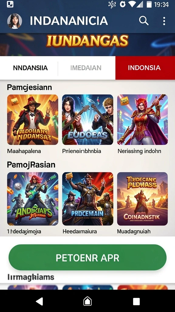 interwin - Tampilan grafis yang menarik dan penuh warna.