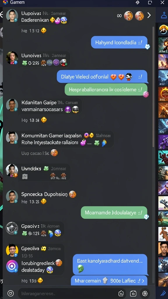 interwin - Karakter unik dengan kemampuan berbeda-beda.