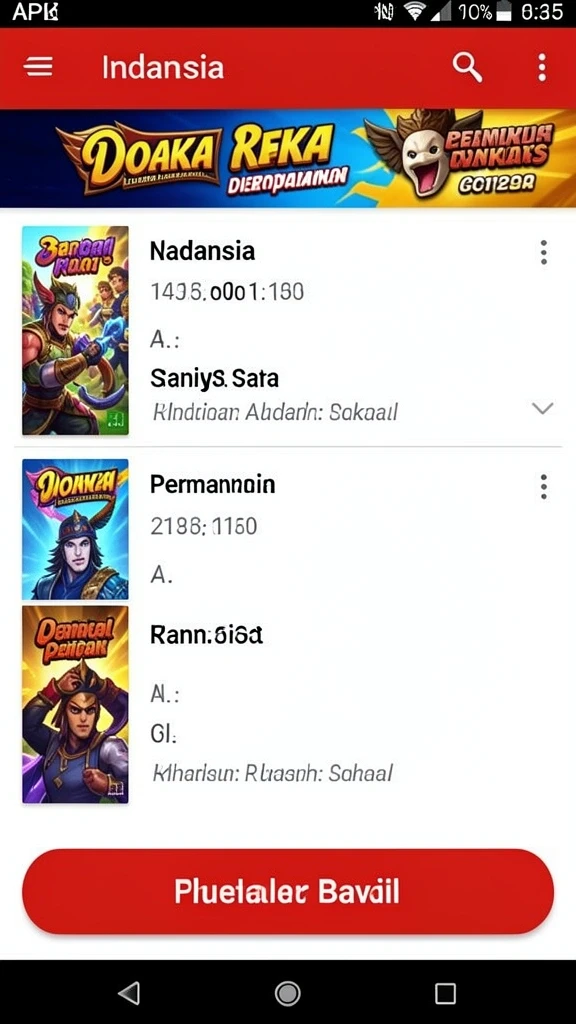 king88 - Tampilan utama permainan dengan berbagai pilihan slot.